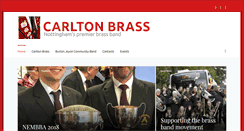 Desktop Screenshot of carltonbrass.co.uk